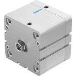 Festo Pneumatic Compact Cylinder - 572722, 80mm Bore, 30mm Stroke, ADN Series, Double Acting