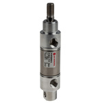Norgren Pneumatic Roundline Cylinder - 20mm Bore, 10mm Stroke, RT/57200/M Series, Double Acting