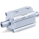 SMC Pneumatic Compact Cylinder - 16mm Bore, 10mm Stroke, CQ2 Series, Double Acting