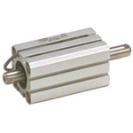 SMC Pneumatic Compact Cylinder - 16mm Bore, 25mm Stroke, CQS Series, Double Acting