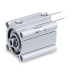 SMC Pneumatic Compact Cylinder - 10mm Bore, 12mm Stroke, CQ2 Series, Single Acting