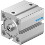 Festo Pneumatic Compact Cylinder - 8076416, 12mm Bore, 15mm Stroke, ADN-S Series, Double Acting