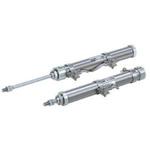 SMC Pneumatic Cylinder - Cylinder Series CJ2, 16mm Bore, 15mm Stroke, CJ2 Series, Single Acting with Return Spring