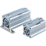 SMC Pneumatic Compact Cylinder - Series RQ, 25mm Bore, 15mm Stroke, RQ Series, Double Acting