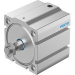 Festo Pneumatic Compact Cylinder - AEN-S-63, 63mm Bore, 25mm Stroke, AEN Series, Single Acting