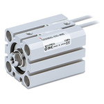 SMC Double Acting Cylinder - 25mm Bore, 40mm Stroke, CQ2 Series, Double Acting