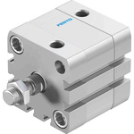 Festo Pneumatic Compact Cylinder - 572673, 40mm Bore, 10mm Stroke, ADN Series, Double Acting