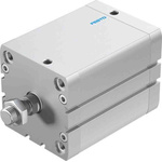 Festo Pneumatic Compact Cylinder - 536361, 80mm Bore, 80mm Stroke, ADN Series, Double Acting