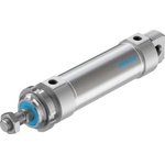 Festo Pneumatic Roundline Cylinder - 196044, 50mm Bore, 100mm Stroke, DSNU Series, Double Acting