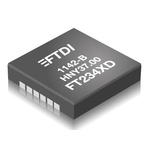 FTDI Chip FT234XD-R, USB Controller, USB 2.0, 5.5 V, 12-Pin DFN