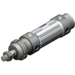SMC Pneumatic Cylinder - 32mm Bore, 80mm Stroke, 55-CS1 Series, Double Acting