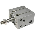 SMC Pneumatic Compact Cylinder - 16mm Bore, 15mm Stroke, CU Series, Double Acting