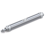 SMC Pneumatic Piston Rod Cylinder - 100mm Bore, 32mm Stroke, CM2-Z Series, Double Acting