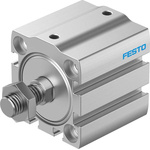 Festo Pneumatic Compact Cylinder - 8091466, 32mm Bore, 45mm Stroke, ADN-S Series, Double Acting