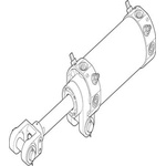 Festo Pneumatic Piston Rod Cylinder - 565795, 80mm Bore, 100mm Stroke, DW Series, Double Acting