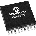 Microchip 8-Channel I/O Expander I2C 18-Pin SOIC, MCP23008T-E/SO