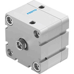 Festo Pneumatic Compact Cylinder - 536342, 63mm Bore, 10mm Stroke, ADN Series, Double Acting