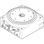 Festo DHTG-140-3-A Series Double Action Pneumatic Rotary Actuator, <= 0.03° Rotary Angle