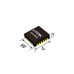 ICM-20948 InvenSense, 9-Axis Motion Sensor Module, I2C, SPI, 24-Pin QFN