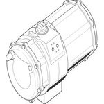 Festo DAPS Series 8.4 bar Single Action Rotary Actuator, 90° Rotary Angle