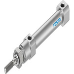 Festo Pneumatic Roundline Cylinder - DSNU-S-8, 8mm Bore, 50mm Stroke, DSNU Series, Double Acting