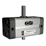 SMC NCRB1 Series 0.23 MPa Double Action Pneumatic Rotary Actuator, 180° Rotary Angle, 30mm Bore