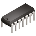 Texas Instruments CD4041UBE, Quad-Channel Inverting, Non-Inverting Buffer, 14-Pin PDIP