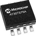Microchip AT30TS75A-SS8M-B, Voltage Temperature Sensor, -55 to +125 °C, ±3°C, 8-Pin, SOIC