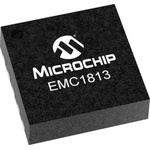 Microchip EMC1813T-AE/9R, Temperature & Humidity Sensor, -40 to +125 °C, ±1°C, 10-Pin, VDFN