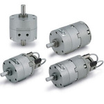 SMC CDRB Series Double Action Pneumatic Rotary Actuator, 180° Rotary Angle, 10mm Bore