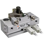 SMC CRJB1 Series 7 bar Double Action Pneumatic Rotary Actuator, 180° Rotary Angle