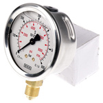 WIKA G 1/4 Analogue Pressure Gauge 600bar Bottom Entry, 9626977, 0bar min.