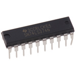 Texas Instruments SN74LS374N Octal D Type Flip Flop IC, 3-State, 20-Pin PDIP