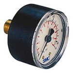 SMC Analogue Pressure Gauge 4bar Back Entry, 4K8-4, RS Calibration