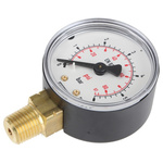 WIKA Analogue Pressure Gauge 6bar Bottom Entry, 7203574, UKAS, 0bar min.