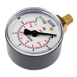 WIKA Analogue Pressure Gauge 6bar Bottom Entry, 7203548, RS Calibration, 0bar min.