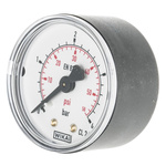 WIKA Analogue Pressure Gauge 4bar Back Entry, 7833896, RS Calibration, 0bar min.