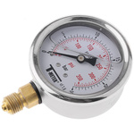Sferaco G 1/4 Analogue Pressure Gauge 25bar Bottom Entry, 1613008, UKAS, 0bar min.