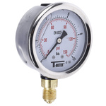 Sferaco G 1/4 Analogue Pressure Gauge 10bar Bottom Entry, 1613006, RS Calibration, 0bar min.