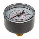Norgren Analogue Pressure Gauge 10bar Back Entry, 18-013-989, RS Calibration, 0bar min.