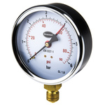 Brannan G 3/8 Analogue Pressure Gauge 6bar Bottom Entry, 34/654/0, 0bar min.