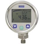 WIKA G 1/4 Digital Pressure Gauge 600psi Bottom Entry, 50365517, 0psi min.