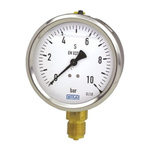 WIKA G 1/4 Analogue Pressure Gauge 160bar Bottom Entry, 9626943, UKAS, 0bar min.