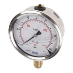 8888 Analogue Pressure Gauge 100bar Bottom Entry, 7075619, UKAS, 0bar min.