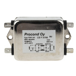 RS PRO 10A 250 V ac 400Hz, Chassis Mount RFI Filter, Tab