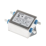 EPCOS B84111A Series 10A 250 V ac 60Hz Flange Mount RFI Filter, with Tab Terminals, Single Phase