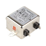 RS PRO 20A 115/250 V ac 50/60Hz, Chassis Mount EMI Filter, Fast-On, Single Phase