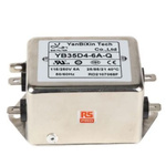 RS PRO 6A 250 V ac, Chassis Mount Power Line Filter 2 Phase