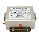 RS PRO 25A 520 V ac, Chassis Mount Power Line Filter 3 Phase