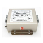 RS PRO 30A 300/520 V ac 50/60Hz, Chassis Mount Power Line Filter, Terminal Block 3 Phase